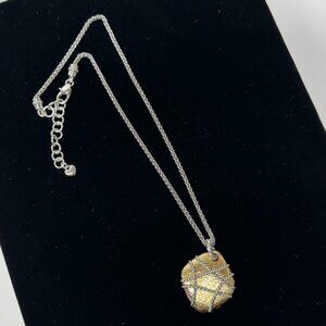 Brighton Gold & Silver Braided Strength Necklace